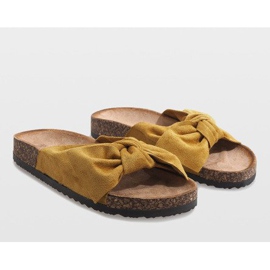 Zapatillas amarillas con lazo N-48 amarillo 3