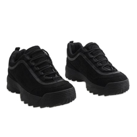 Zapatos deportivos negros de moda 81016 4