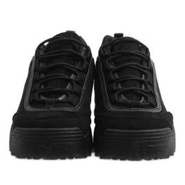 Zapatos deportivos negros de moda 81016 5