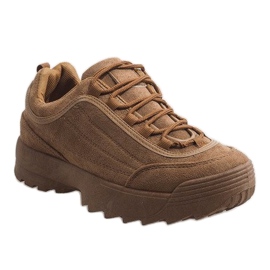81016 zapatos deportivos marrones de moda marrón 1