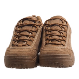 81016 zapatos deportivos marrones de moda marrón 4