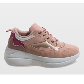 Zapatos deportivos de moda rosa 1862 rosado 2