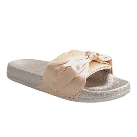 Zapatillas doradas con lazo 5835 dorado 1