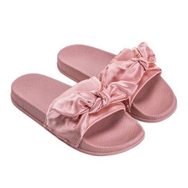 Zapatillas rosa con lazo 5835 rosado 2