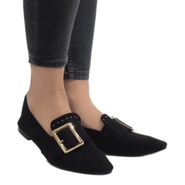Mocasines negros de ballerinas 6979-P 1