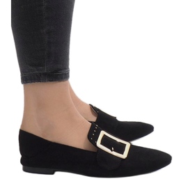 Mocasines negros de ballerinas 6979-P 2