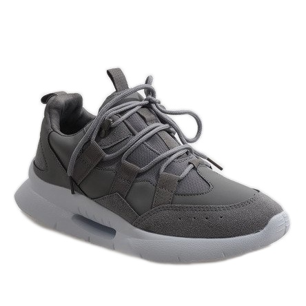 Calzado deportivo gris de moda R-375 1