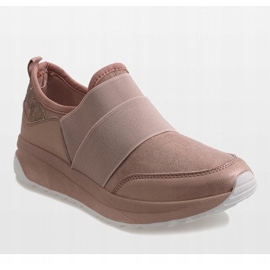 Calzado deportivo rosa de moda X-9732 1