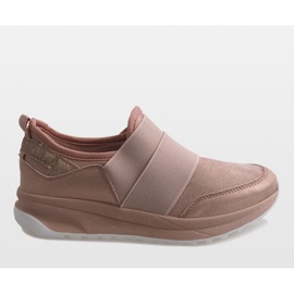Calzado deportivo rosa de moda X-9732 rosado 2