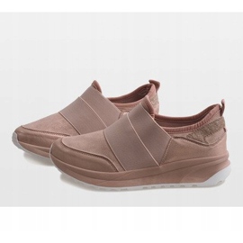 Calzado deportivo rosa de moda X-9732 rosado 4