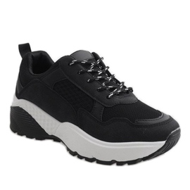 Zapatos deportivos negros de moda LT017 1