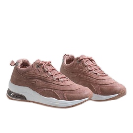 Calzado deportivo rosa de moda LL1718 rosado 4
