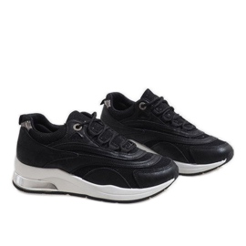 Zapatos deportivos negros de moda LL1718 4