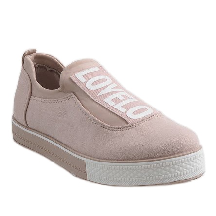Zapatillas slip-on beige X-9707 1