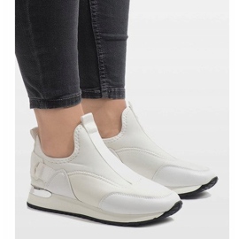 Deportivas Lycra Blancas R-403 blanco 1 Deportivas Lycra Blancas R-403 blanco 1