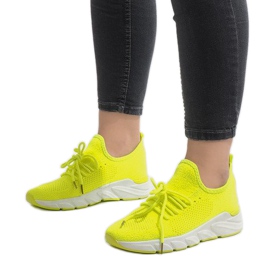 Zapatilla deportiva amarilla 7766-Y amarillo 1