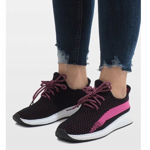 Zapatilla deportiva negra 6751-Y negro 1