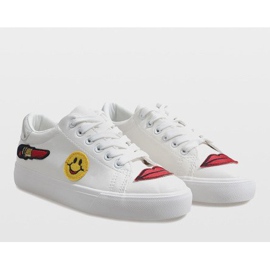 Zapatillas blancas BL75P sello blanco 5