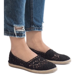 Zapatillas JX57P de encaje negro 2 Zapatillas JX57P de encaje negro 2