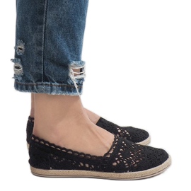 Zapatillas JX57P de encaje negro 3