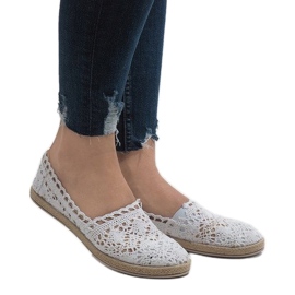 Zapatillas de encaje blancas JX57P blanco 3