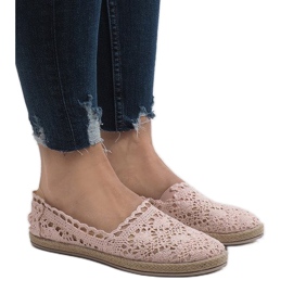 Zapatillas de encaje rosa JX57P rosado 3