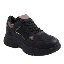 Zapatos deportivos negros de moda B318-17 1 Zapatos deportivos negros de moda B318-17 1