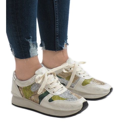 Deportivas blancas cuña T025 blanco gris 1 Deportivas blancas cuña T025 blanco gris 1