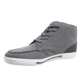 Zapatos altos elegantes grises F10455 2