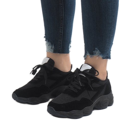 Zapatillas deportivas negras E-102 negro 1