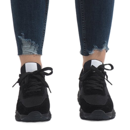 Zapatillas deportivas negras E-102 negro 2