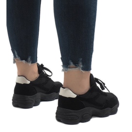 Zapatillas deportivas negras E-102 negro 4