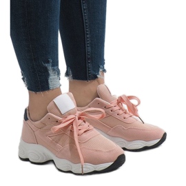 Zapatillas deportivas rosa E-102 1
