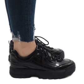 Zapatos deportivos negros de moda 82017 3