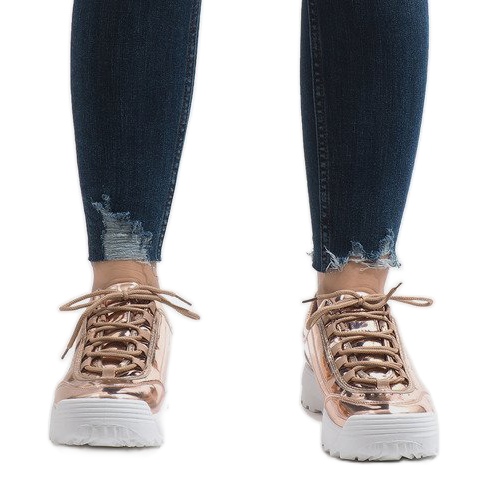 Zapatos deportivos Champagne Fashion 82017 amarillo 2