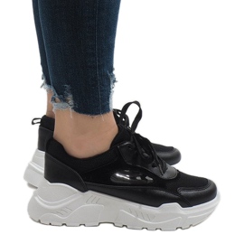 Calzado deportivo negro PP-37 de moda 4