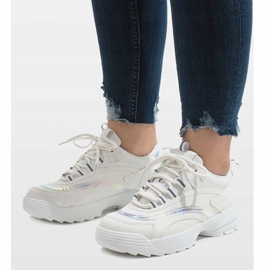 Calzado deportivo blanco de moda BO-62 1 Calzado deportivo blanco de moda BO-62 1