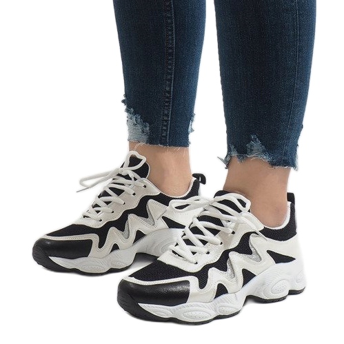 Zapatos deportivos negros de moda KB-153 1