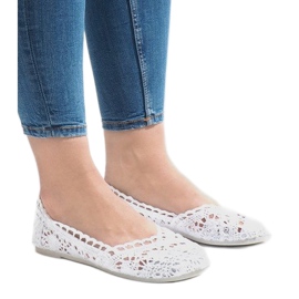 Zapatillas de encaje blancas JX59P blanco 2 Zapatillas de encaje blancas JX59P blanco 2