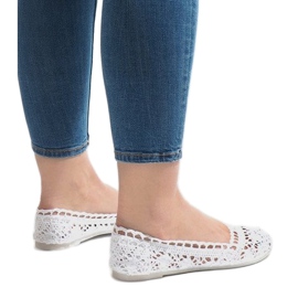 Zapatillas de encaje blancas JX59P blanco 4
