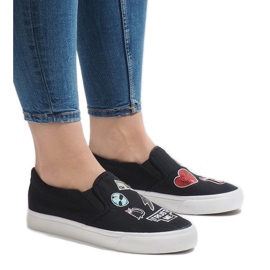 Zapatillas slip-on negras NB102P negro 2 Zapatillas slip-on negras NB102P negro 2