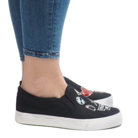 Zapatillas slip-on negras NB102P negro 3