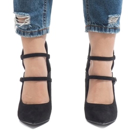 Botas negras de tacón 6613-5 negro 2