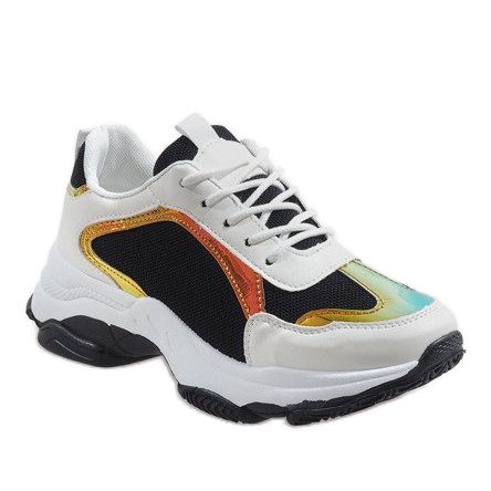 Zapatos deportivos negros de moda 2018-6 blanco 1