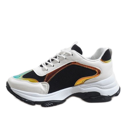 Zapatos deportivos negros de moda 2018-6 blanco 2