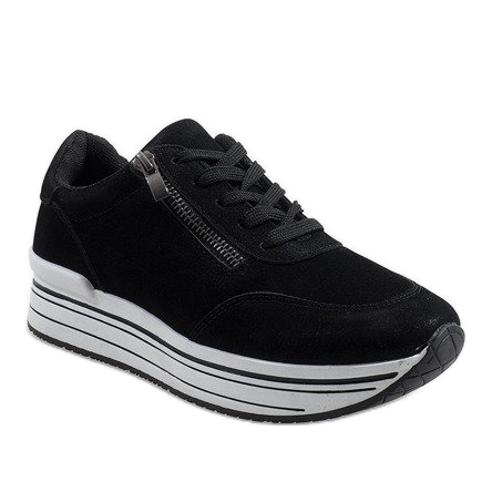 Zapatilla deportiva negra 6258 negro 1 Zapatilla deportiva negra 6258 negro 1