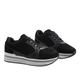 Zapatilla deportiva negra 6261 negro 4