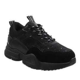 Zapatos deportivos negros de moda K-365 1