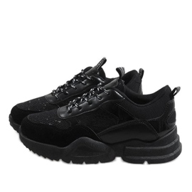 Zapatos deportivos negros de moda K-365 3
