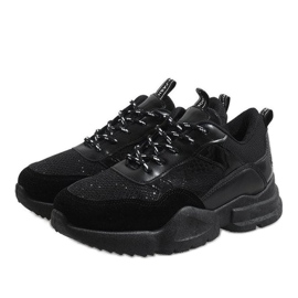 Zapatos deportivos negros de moda K-365 4